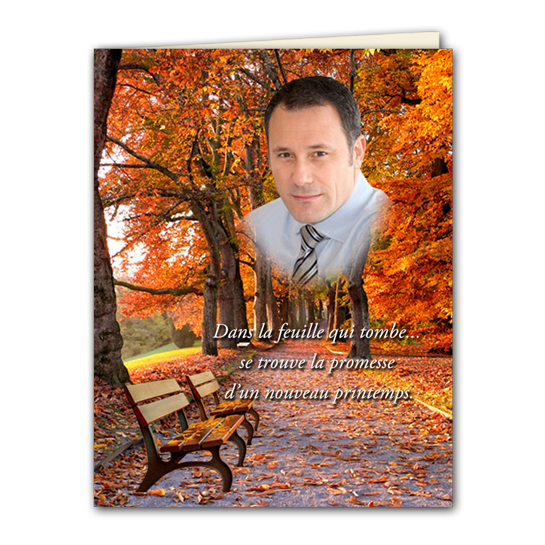 Cartes de remerciements Cartes de condoléanceS