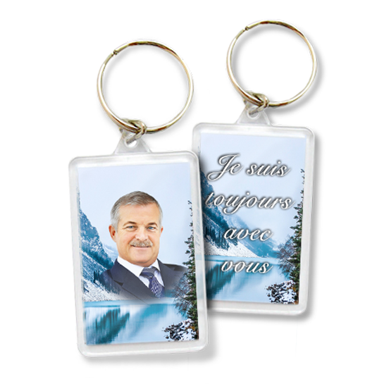 Porte-clé photo souvenir